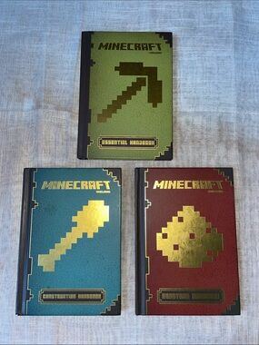 Minecraft Hardcover Guide Set of 3.